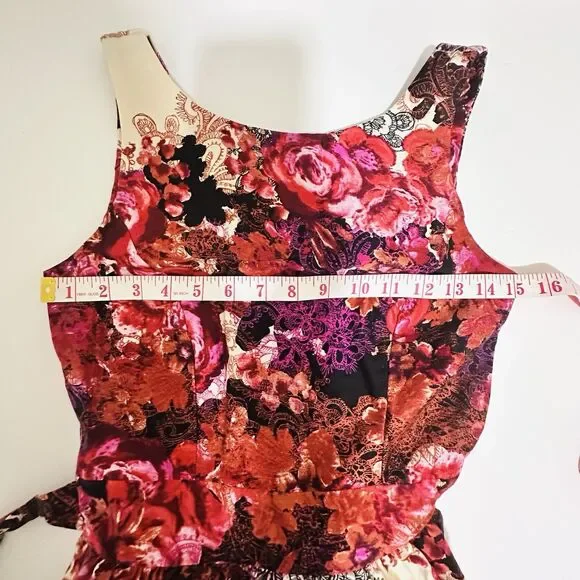 Lady Vintage London Tea Dress US 4 Hepburn Rockabilly Retro 1950s Swing Pinup - Picture 11 of 13